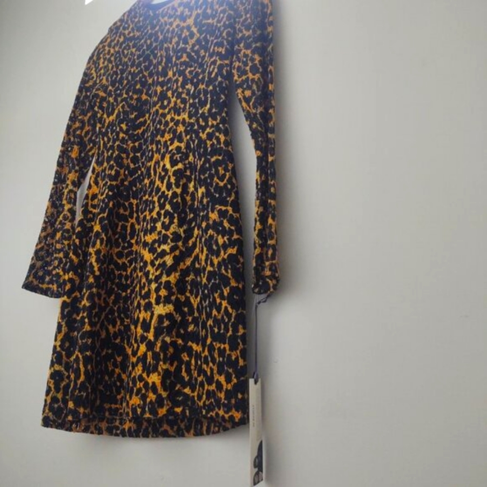 NWt Rodarte Designers 🐆Lacey LEOPARD Bow-Back Dress~ Size: S